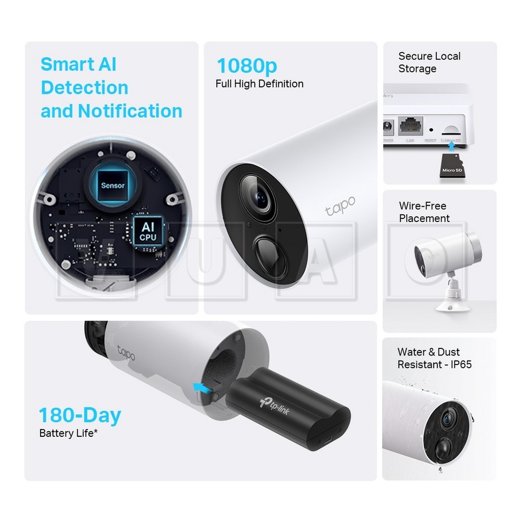 Tapo C400S2 V1
Cámaras de Vigilancia Inteligente con Batería
