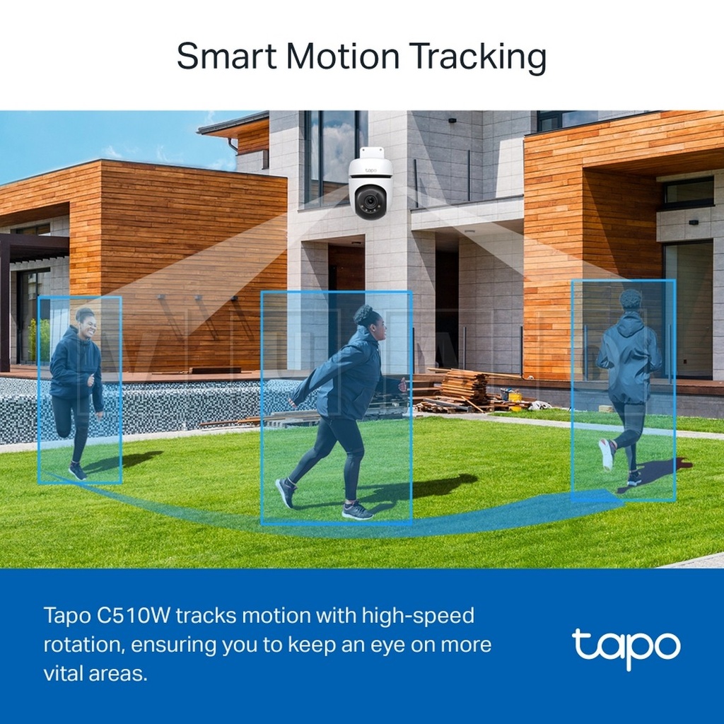 Tapo C510W V1
Cámara inteligente Wi-Fi de vigilancia 360º