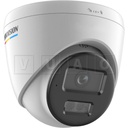 Hikvision DS-2CD1347G2H-LIU Cámara de red de torreta fija ColorVu de 4 MP con luz híbrida inteligente