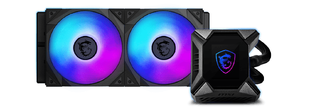 Refrigeracion lïquida para CPUs MSI MPG CORELIQUID K240 V2 / Cantidad de ventiladores: 2 