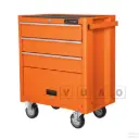 Gabinete metálico móvil, 4 cajones, capacidad 90 kg GAMO-4090, Truper