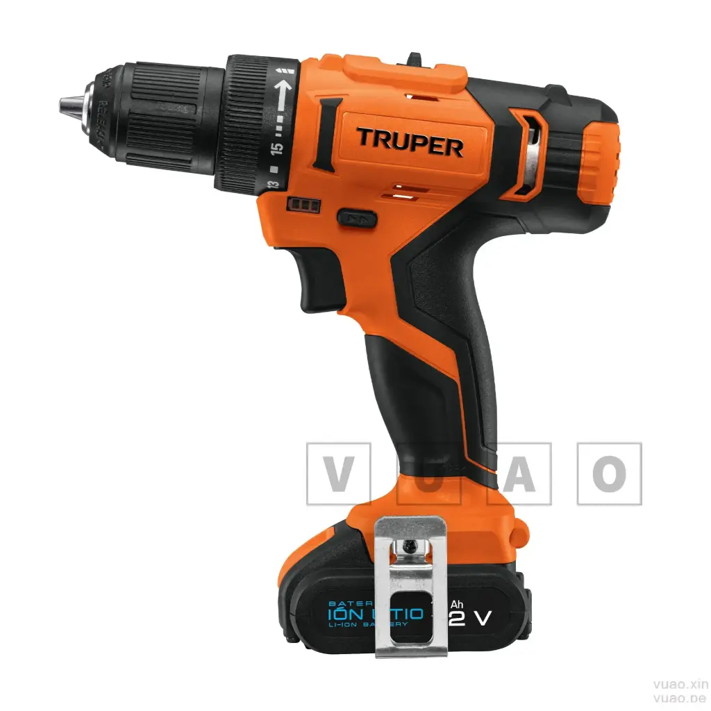 Taladro inalámbrico, batería ión Litio 12 V, 3/8", (220 V), TALI-12A2-2, Truper