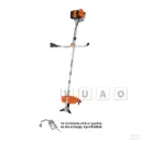 Desmalezadora a gasolina 52 cc mango tipo "bici", 18" corte, DES-520, Truper