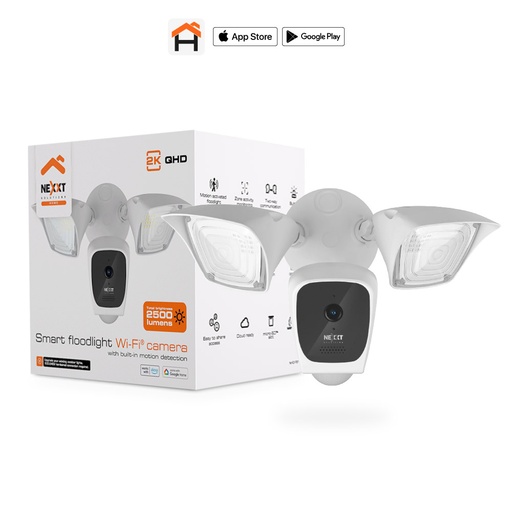 Nexxt NHC-F610 Cámara inteligente Wi-Fi® con proyectores