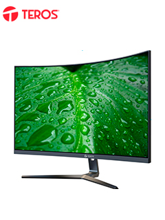 Monitor Teros TE-3250S, 31.5" Curvo, 75Hz, VA, 2560x1440 QHD, HDMI/DisplayPort, Freesync